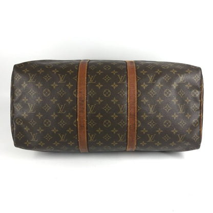 Louis Vuitton Boston Bag Keepall 50 Monogram Canvas Brown — view 5