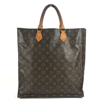 Louis Vuitton Handbag Sac Plat Monogram Canvas Brown — view 2