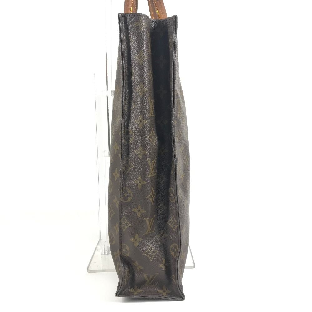 Louis Vuitton Handbag Sac Plat Monogram Canvas Brown — view 3