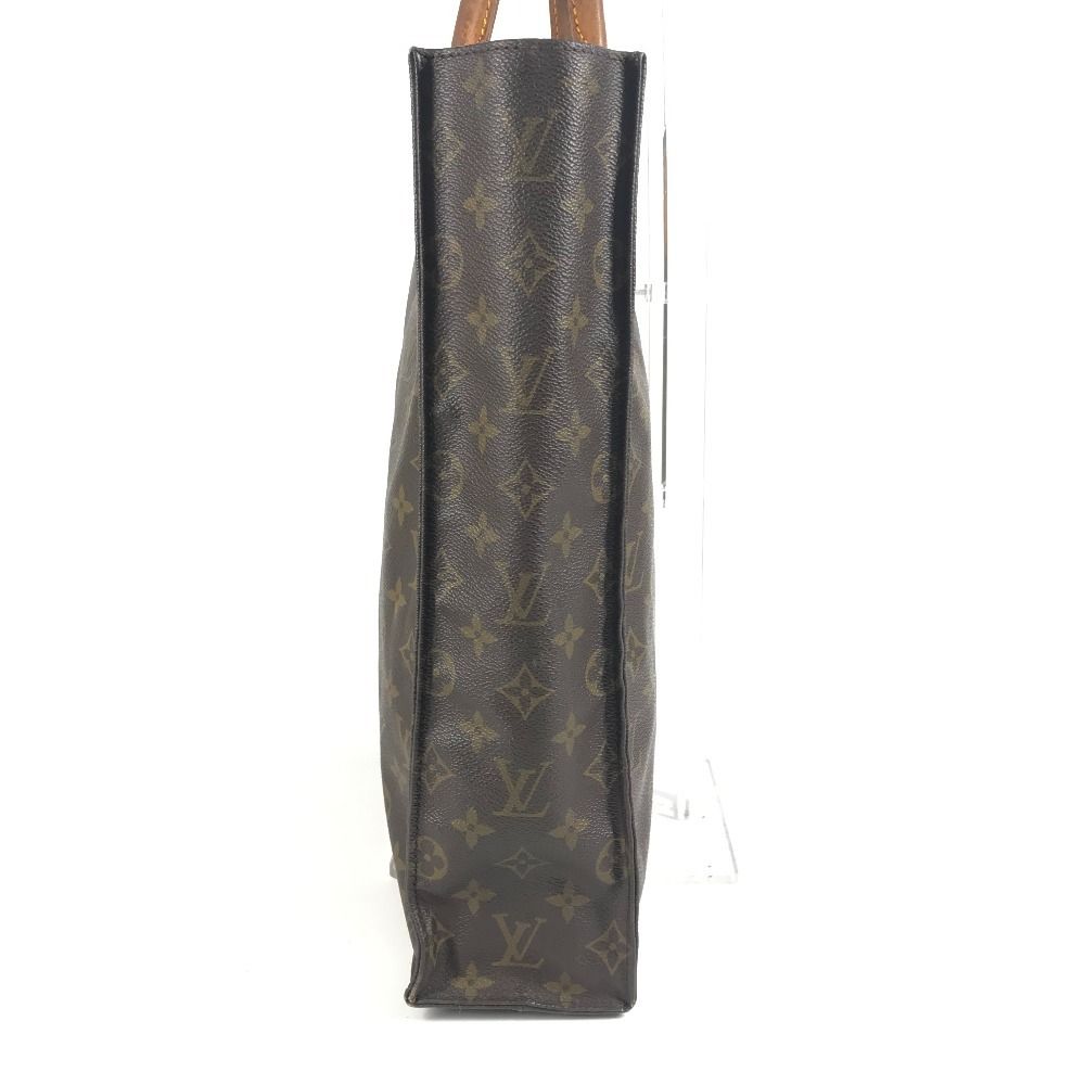Louis Vuitton Handbag Sac Plat Monogram Canvas Brown — view 4