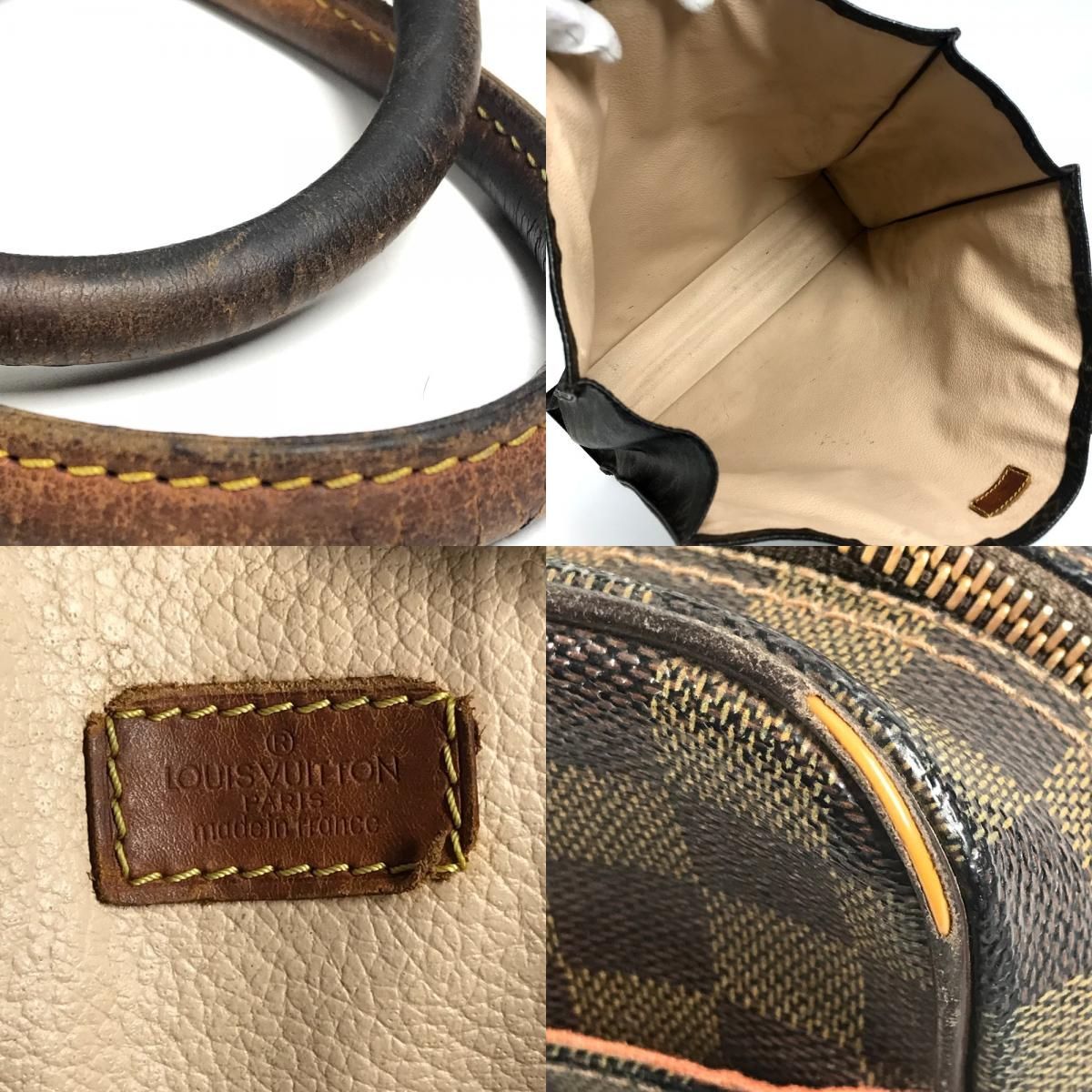 Louis Vuitton Handbag Sac Plat Monogram Canvas Brown — view 8
