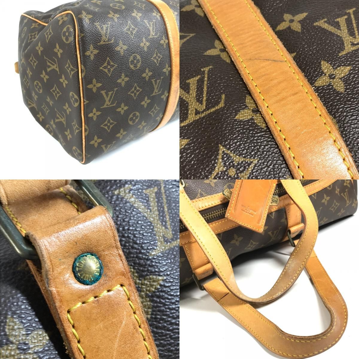 Louis Vuitton Boston Bag Sac Super 45 Monogram Canvas Brown — view 7