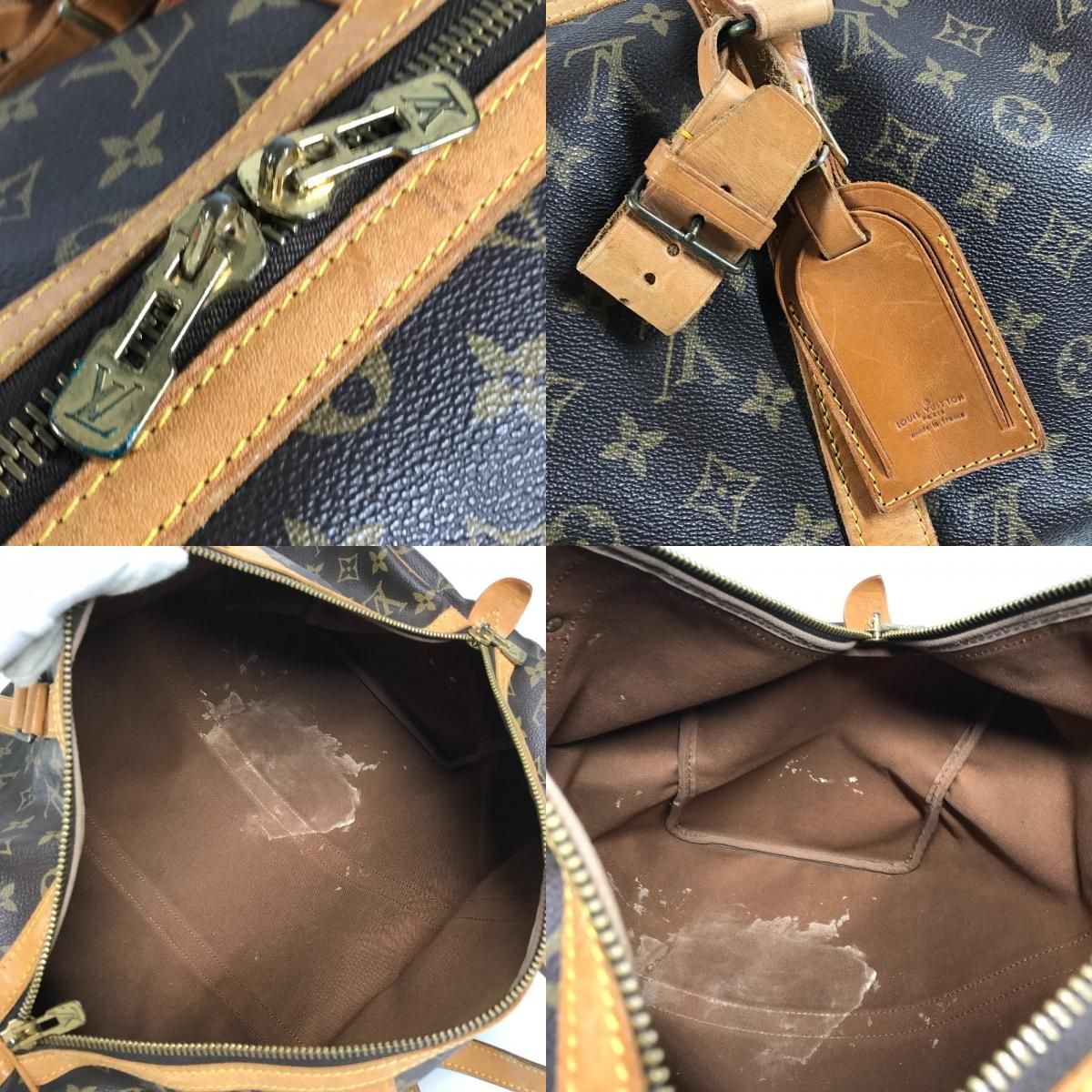 Louis Vuitton Boston Bag Sac Super 45 Monogram Canvas Brown — view 8