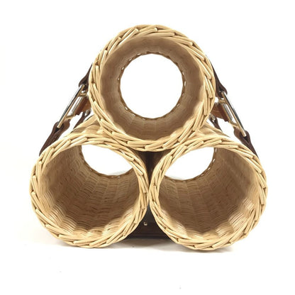 Hermes Object Wine Rack Lien de Brick Beige Shoulder Bag — view 7