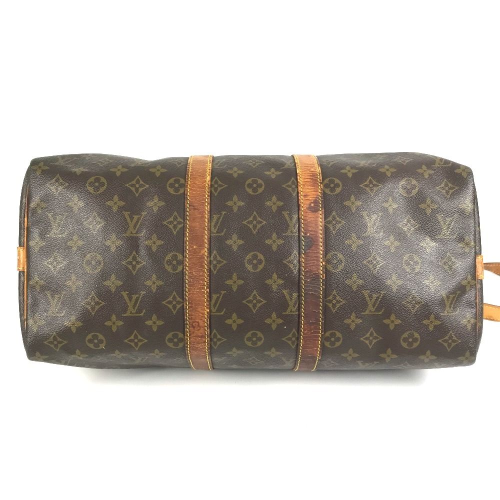 Louis Vuitton Boston Bag Keepall Bandouliere 45 Monogram Canvas Brown — view 5