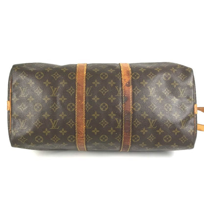 Louis Vuitton Boston Bag Keepall Bandouliere 45 Monogram Canvas Brown — view 5