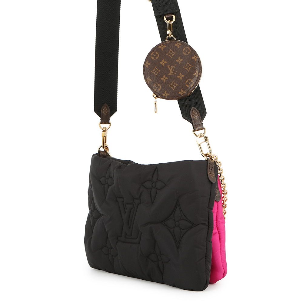 Louis Vuitton Shoulder Bag Monogram Maxi Multi Pochette Accessoire Black — view 2