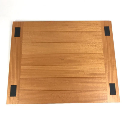 Hermes Case Large Matte Tray Leather Wood Brown — view 2