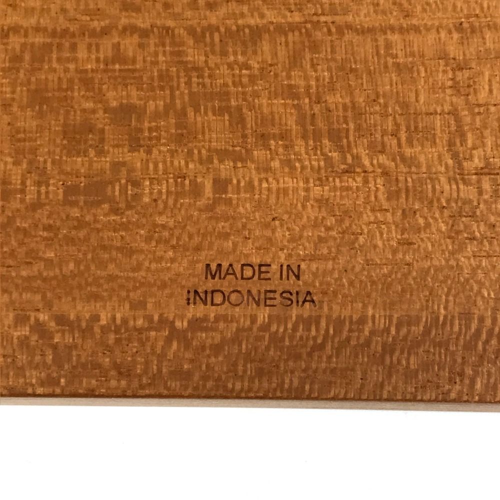 Hermes Case Large Matte Tray Leather Wood Brown — view 4