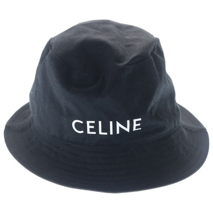 Celine Embroidered Print Bucket Hat Black — view 4