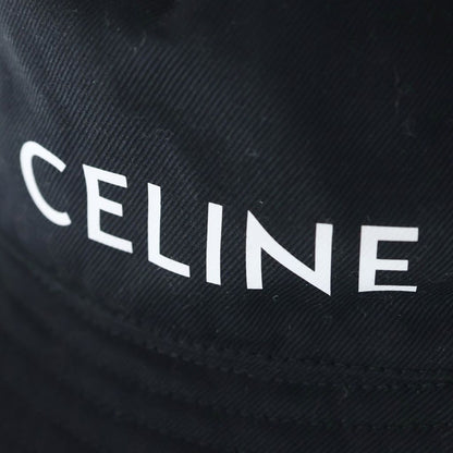 Celine Embroidered Print Bucket Hat Black — view 5