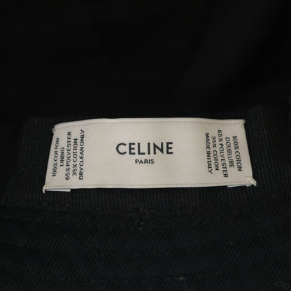 Celine Embroidered Print Bucket Hat Black — view 8