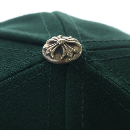 Chrome Hearts CH Hat CH Logo Embroidered Baseball Cap Green — view 6