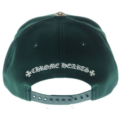 Chrome Hearts CH Hat CH Logo Embroidered Baseball Cap Green — view 2