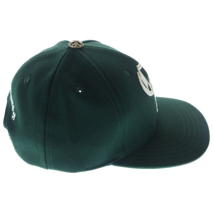 Chrome Hearts CH Hat CH Logo Embroidered Baseball Cap Green — view 3