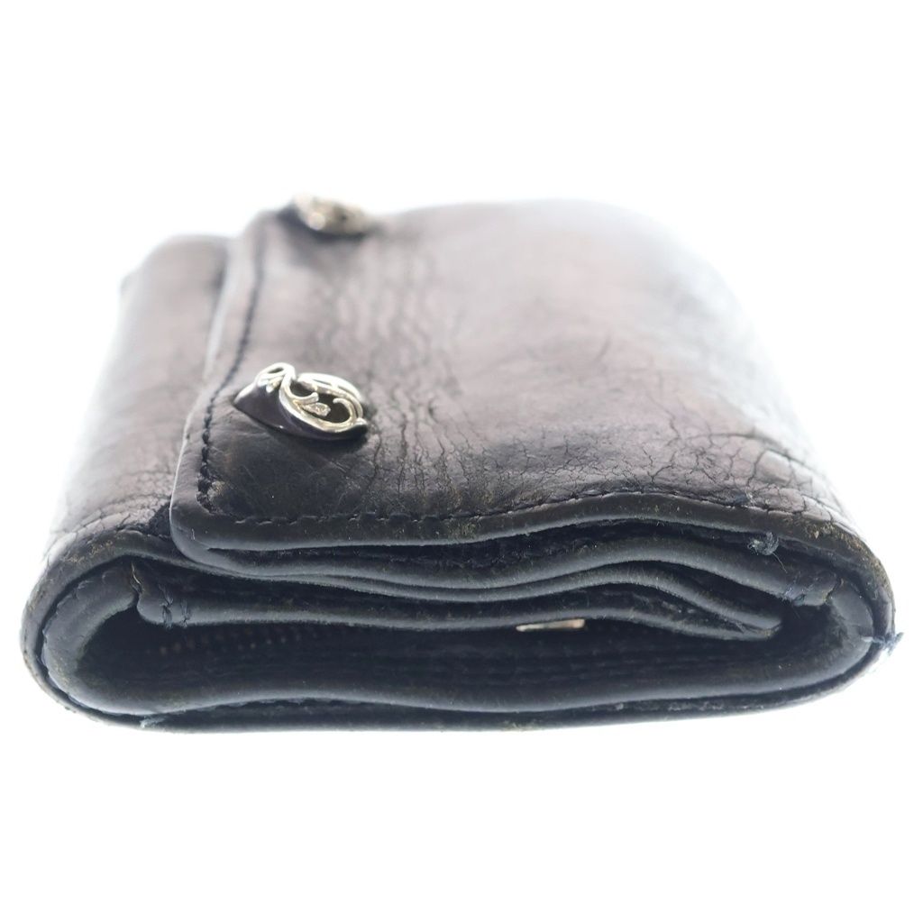 Chrome Hearts Boheart Tan Leather Wallet Black — view 3