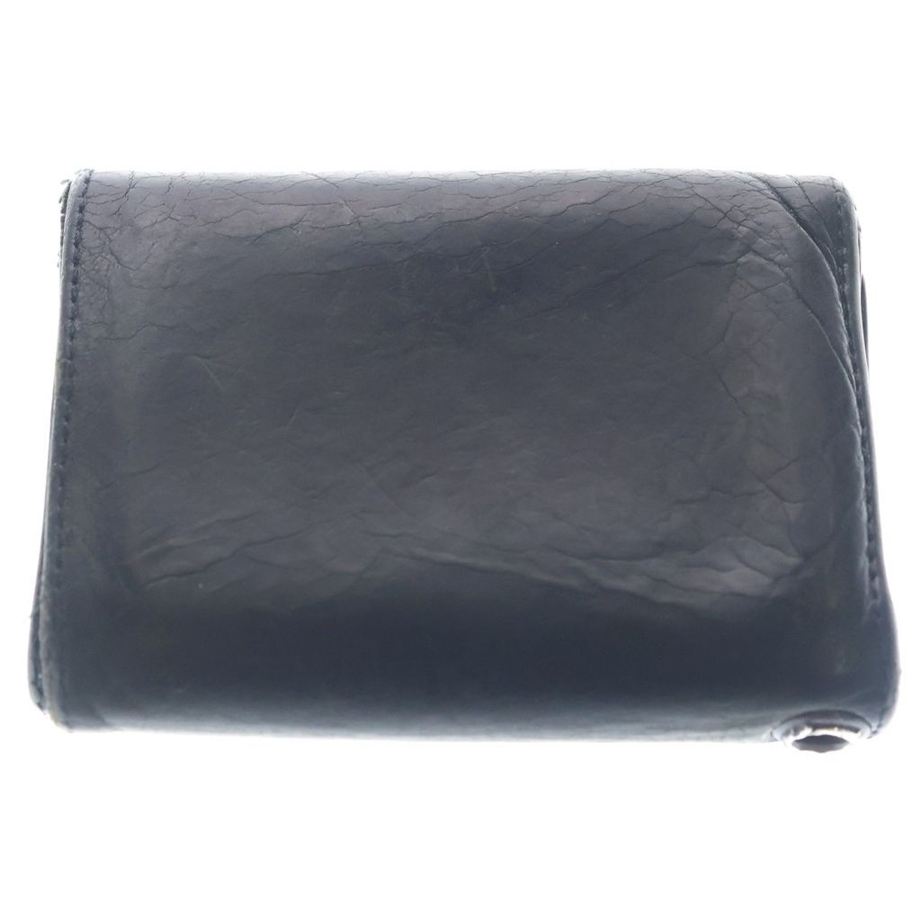 Chrome Hearts Boheart Tan Leather Wallet Black — view 2