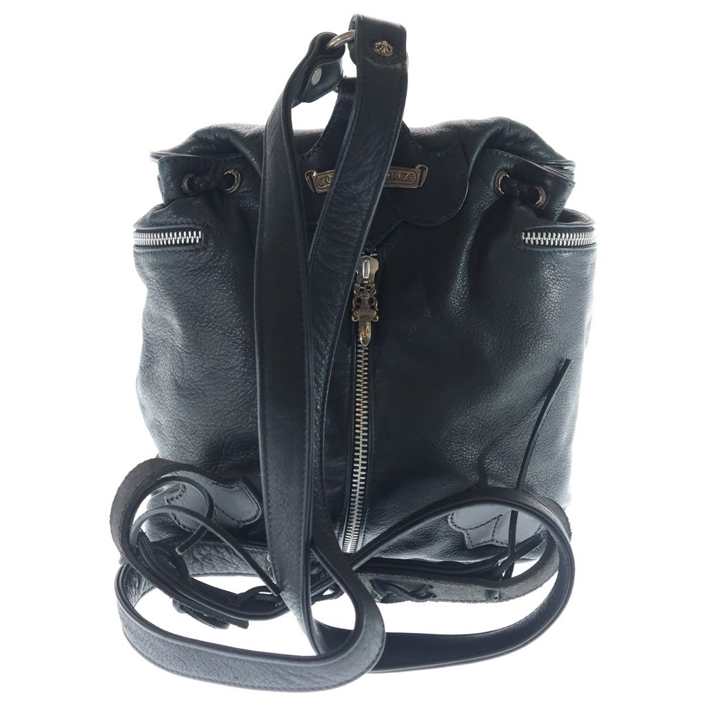 Chrome Hearts Flerknee Mini Backpack Funi Daga Zip Leather Black — view 2