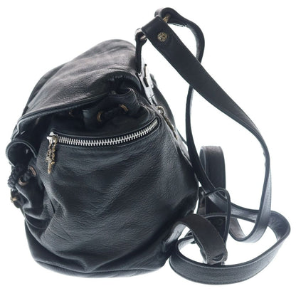 Chrome Hearts Flerknee Mini Backpack Funi Daga Zip Leather Black — view 3