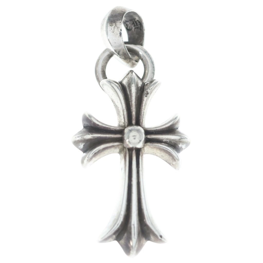 Chrome Hearts CH Crs Sml Bale Small CH Cross Pendant Top Silver
