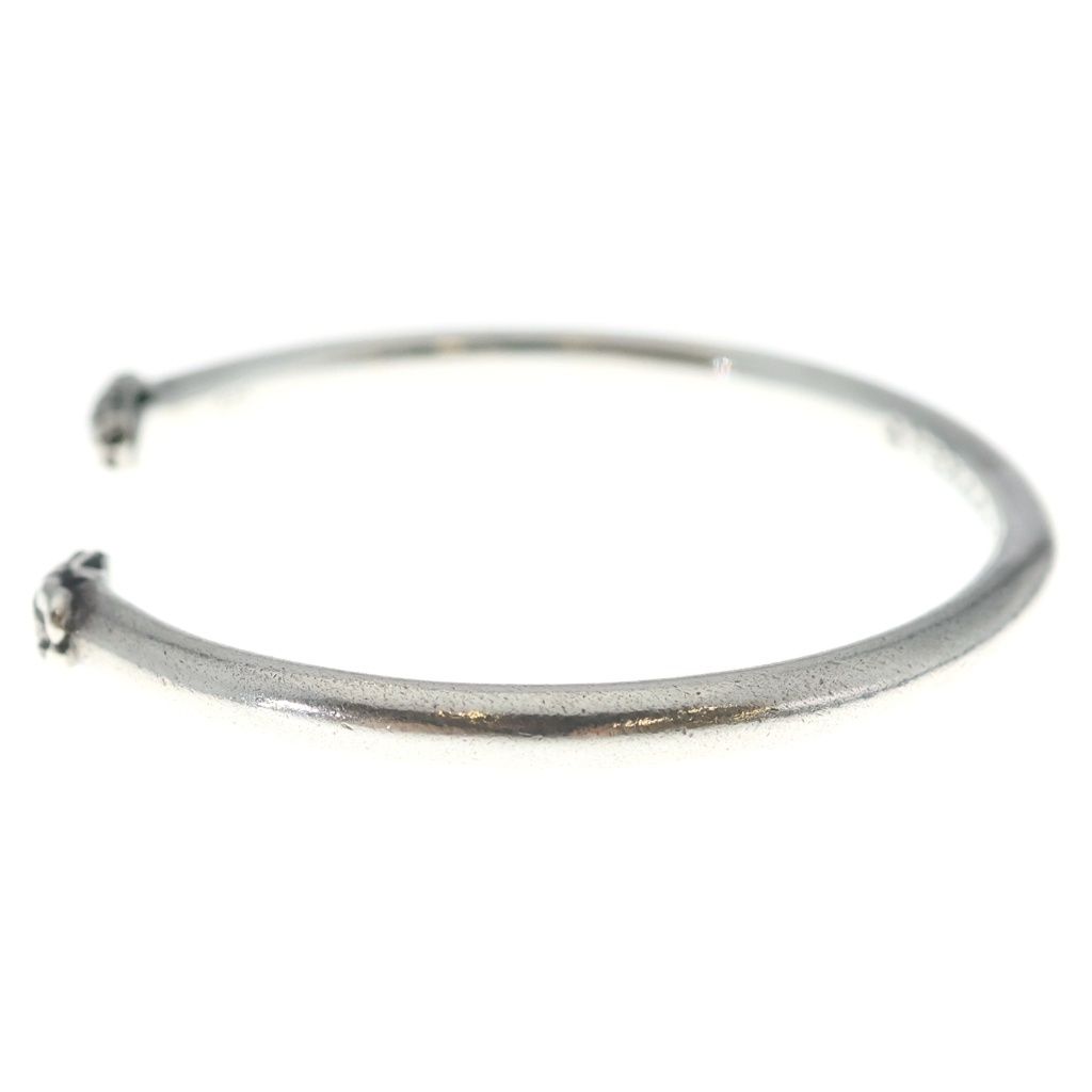 Chrome Hearts Bangle Double Dog Bracelet Silver — view 3