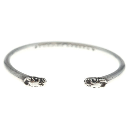 Chrome Hearts Bangle Double Dog Bracelet Silver — view 2