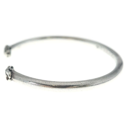 Chrome Hearts Bangle Double Dog Bracelet Silver — view 3