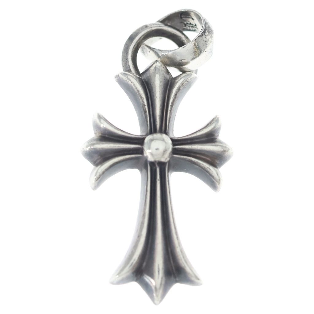 Chrome Hearts CH Crs Sml Bale Small CH Cross Pendant Top Silver