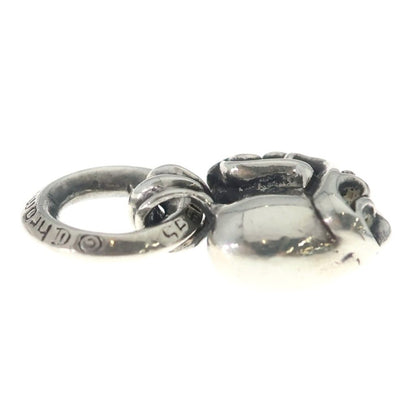 Chrome Heart Charm Pendant Top Silver — view 4
