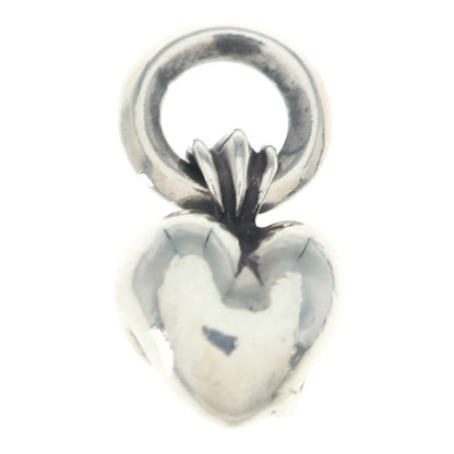 Chrome Heart Charm Pendant Top Silver — view 2