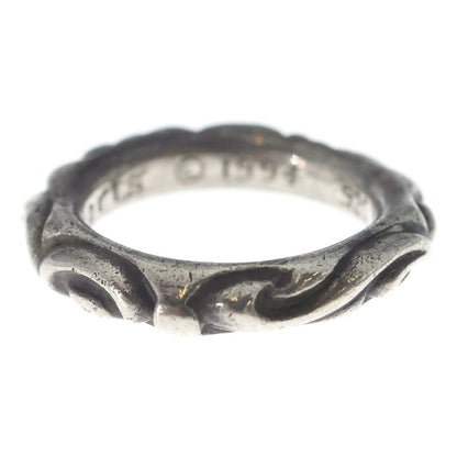 Chrome Hearts Scrl Band Scroll Ring Silver — view 4