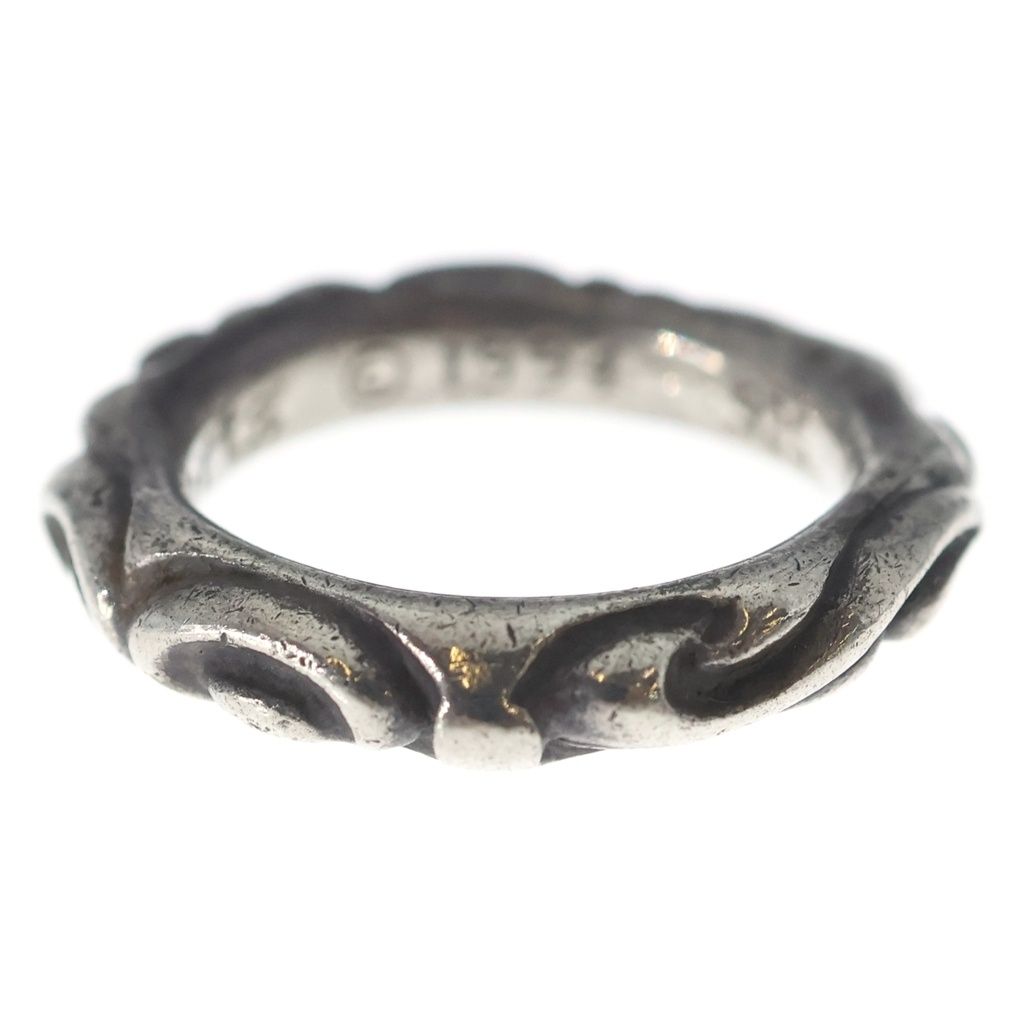 Chrome Hearts Scrl Band Scroll Ring Silver