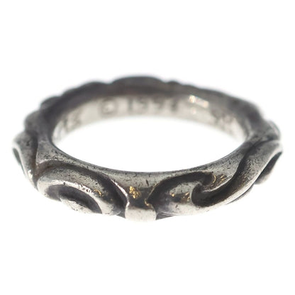 Chrome Hearts Scrl Band Scroll Ring Silver