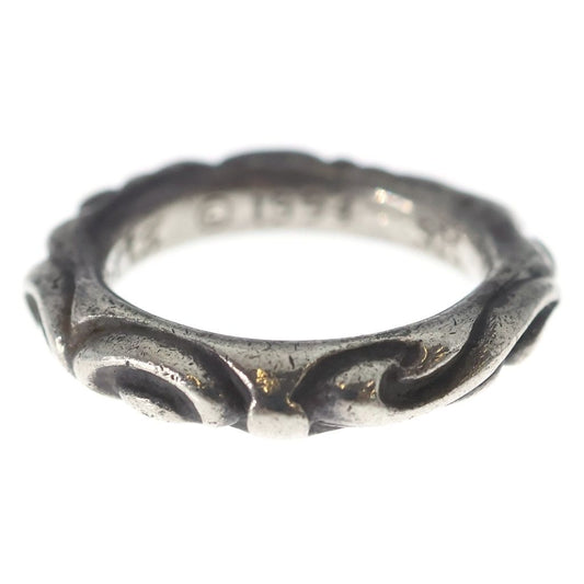 Chrome Hearts Scrl Band Scroll Ring Silver