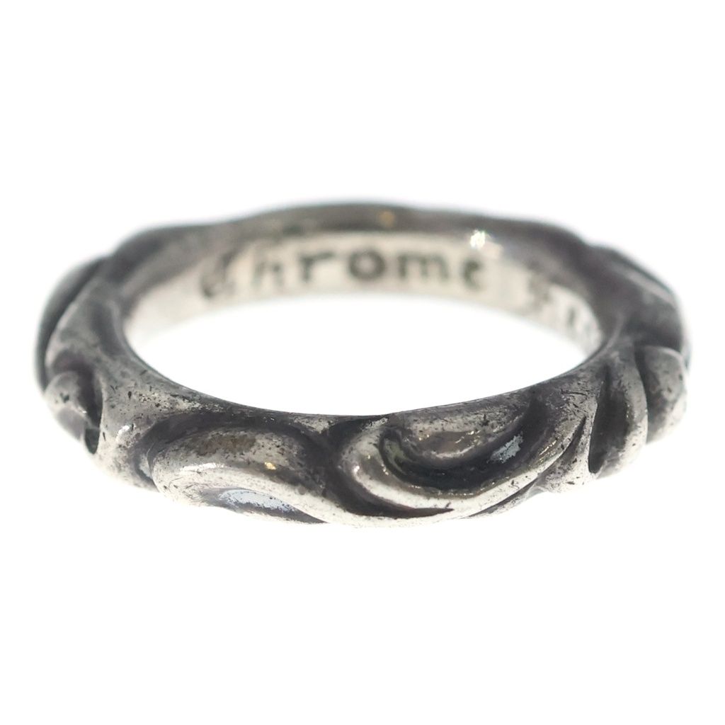 Chrome Hearts Scrl Band Scroll Ring Silver — view 2