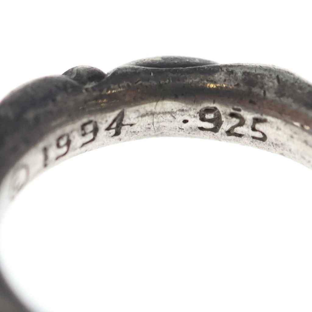 Chrome Hearts Scrl Band Scroll Ring Silver — view 5