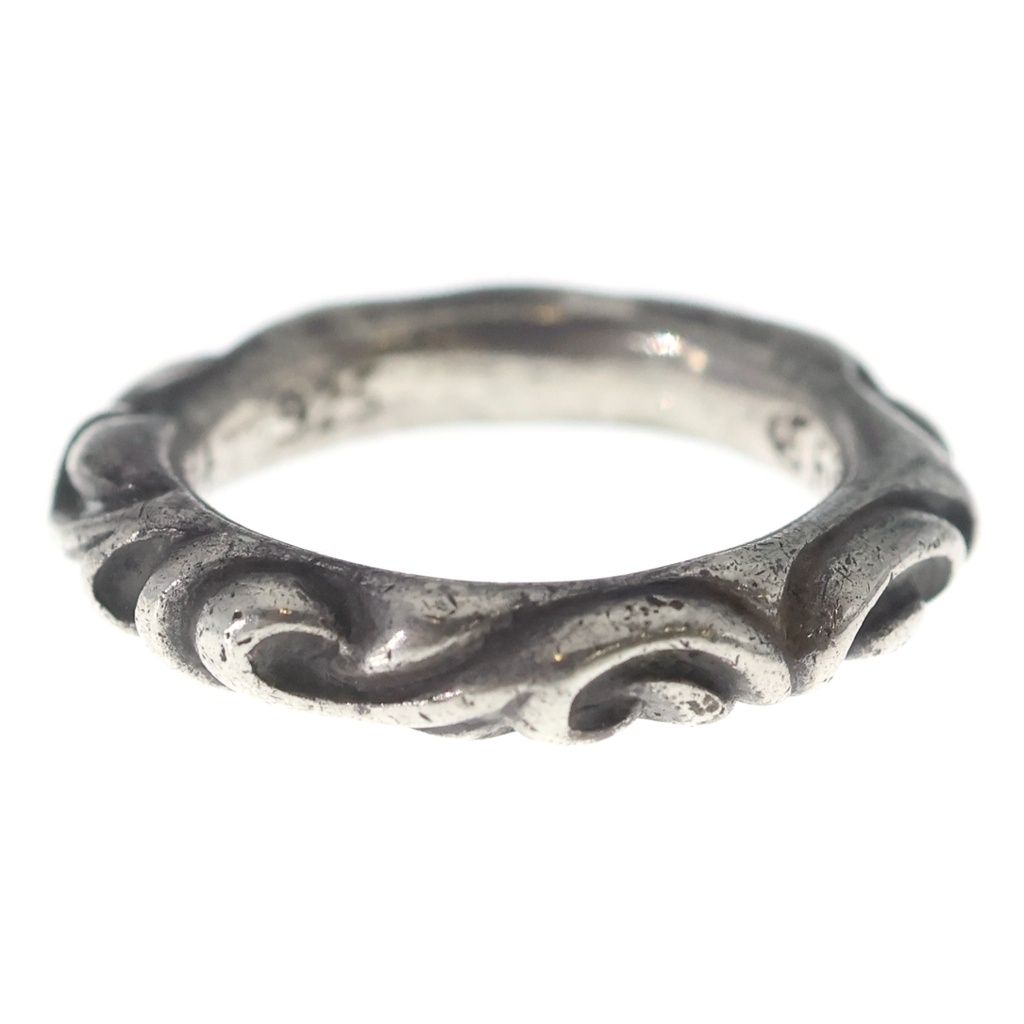 Chrome Hearts Scrl Band Scroll Ring Silver — view 3