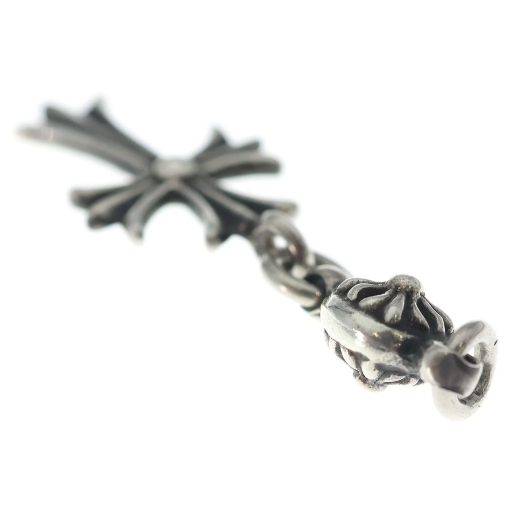 Chrome Hearts Vintage Tny CH Crs 1 Ball Tiny CH Cross Charm Pendant Top Silver — view 5