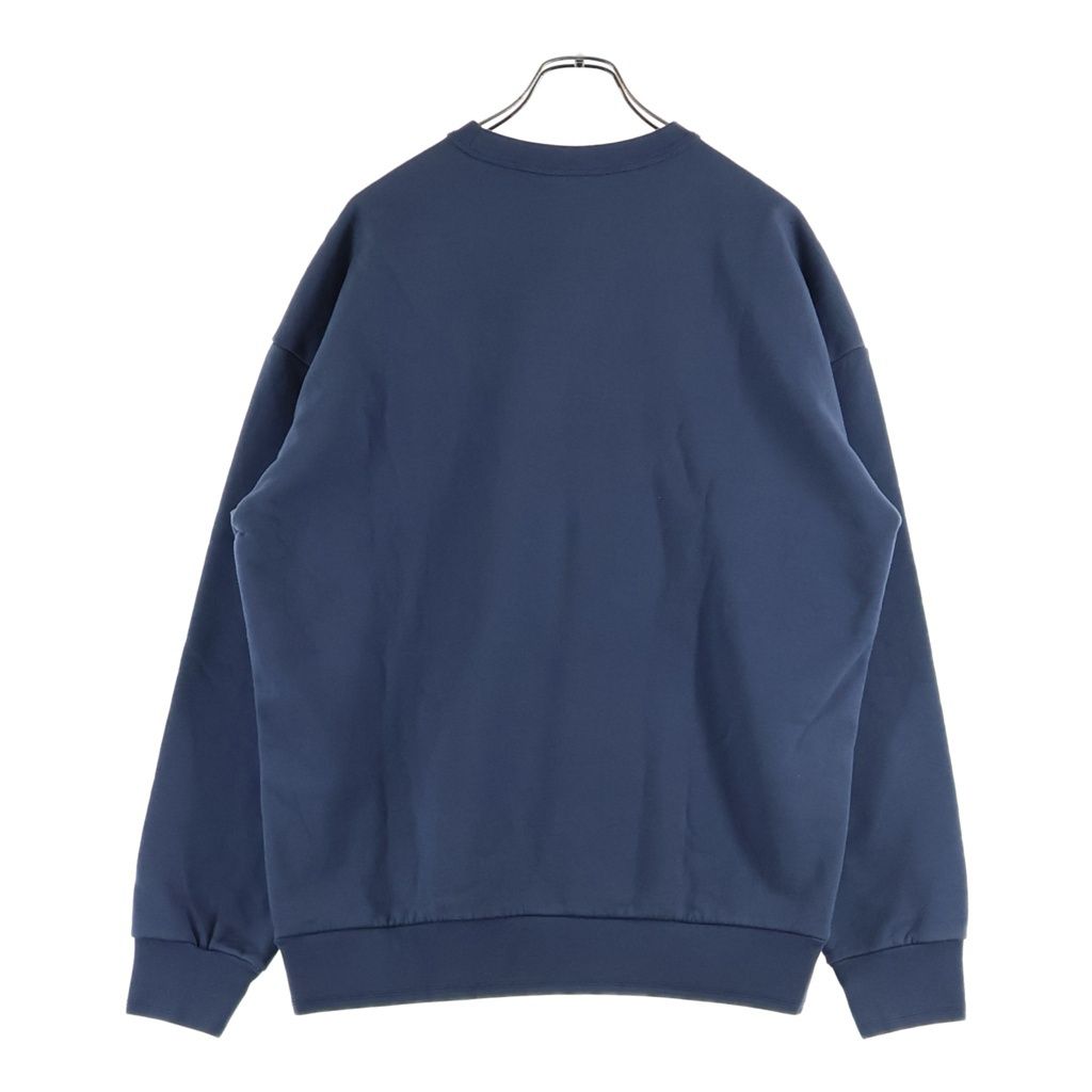 Dior Stone Island Logo Embroidery Crew Neck Pullover Sweatshirt Navy — view 2