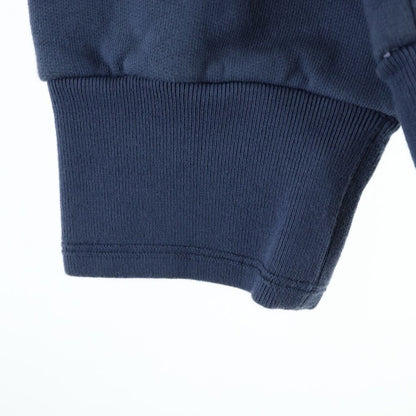 Dior Stone Island Logo Embroidery Crew Neck Pullover Sweatshirt Navy — view 6
