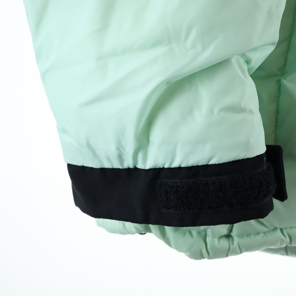 Moncler Bodri Zip Up Hooded Down Jacket Mint Green Black — view 6