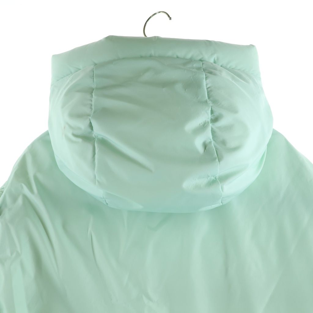 Moncler Bodri Zip Up Hooded Down Jacket Mint Green Black — view 4