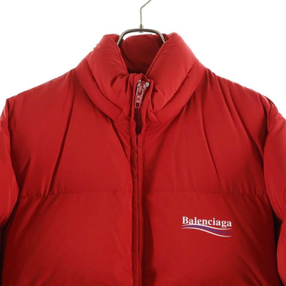 Balenciaga Campaign Logo Puffy Jacket Red — view 3