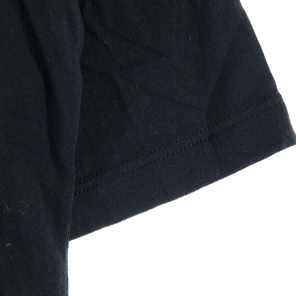 Saint Laurent Paris Logo Print Short Sleeve T-Shirt Black — view 5