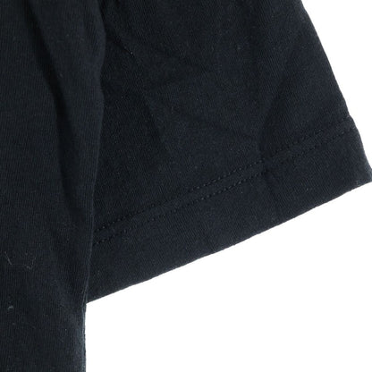 Saint Laurent Paris Logo Print Short Sleeve T-Shirt Black — view 5