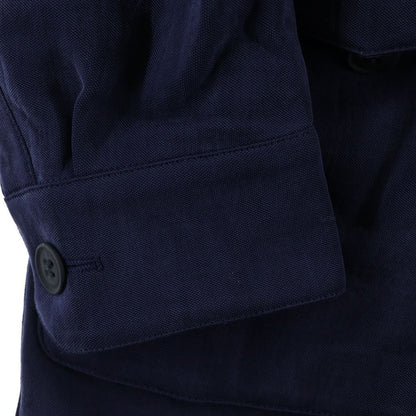 Fendi Multi Patch Hooded Jacket Coat Navy — view 6