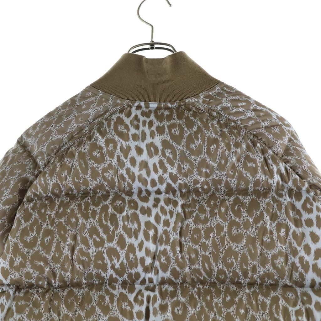 Dior Leopard Down Jacket Print Brown — view 4
