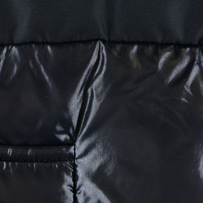 Miu Miu Logo Patch Short Length Down Jacket Puffer Cropped Black — view 4