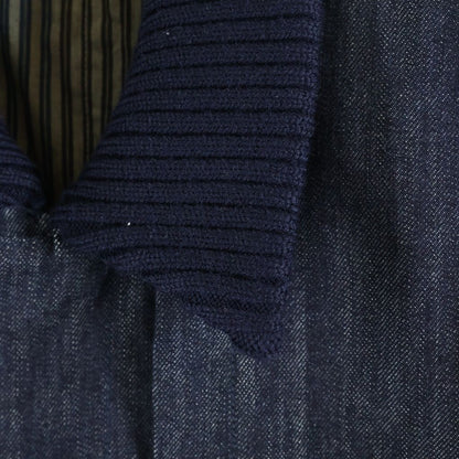 Bottega Veneta Denim Bomber Jacket Indigo — view 5