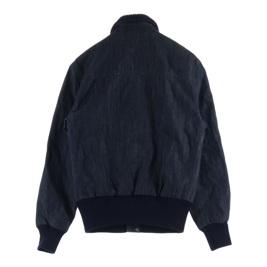 Bottega Veneta Denim Bomber Jacket Indigo — view 2